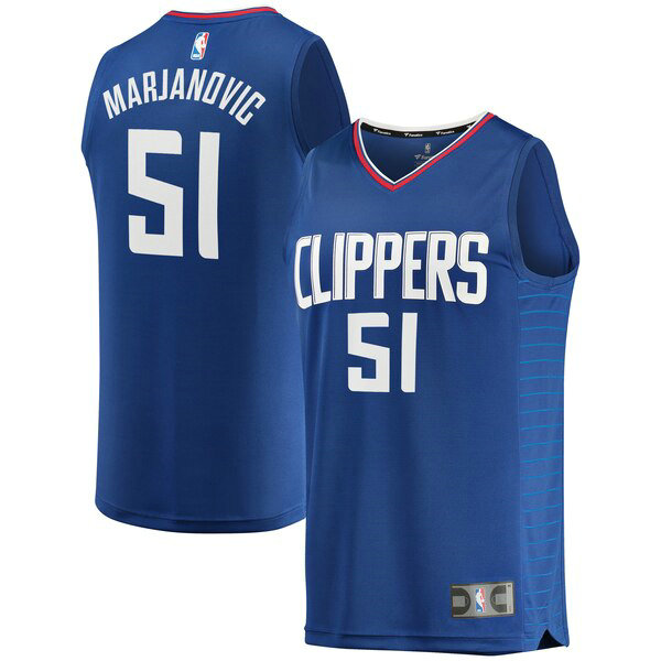 Maillot nba Los Angeles Clippers Icon Edition Homme Boban Marjanovic 51 Bleu